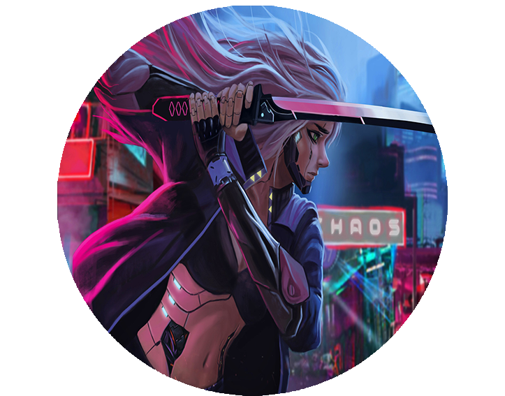 Podkładka pod myszkę Cyberpunk zdjęcie 2