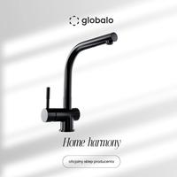Bateria kuchenna z wyciąganą wylewką GLOBALO Lobio Black 1.1