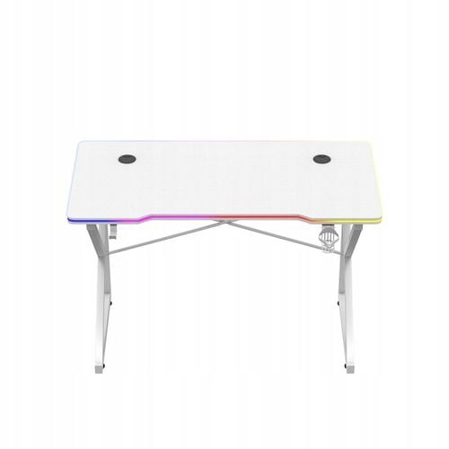 Biurko Gamingowe RGB Stolik Biurowy Gracza LED z Pilotem Carbon Huzaro na Arena.pl