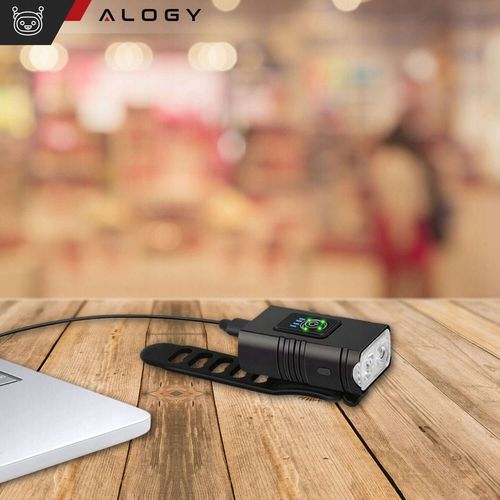 Mocna Lampka ROWEROWA Światło LED przód 800lm latarka 1200mAh na ROWER na Arena.pl