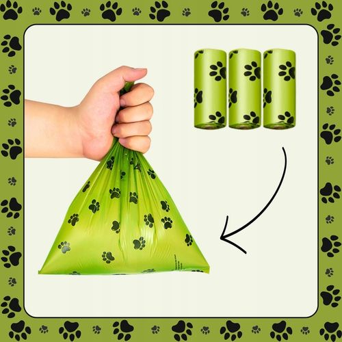 WORECZKI NA PSIE ODCHODY BIODEGRADOWALNE WORKI NA KUPY BIO + ETUI 765 sztuk na Arena.pl