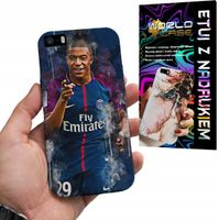 ETUI CASE DO IPHONE 5 / 5S / 5C - MBAPE PSG PIŁKARSKIE WZORY MESSI RONALDO