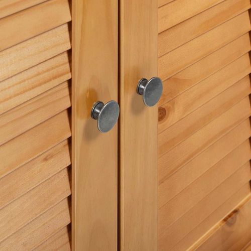 Szafka toaletowa z półką VIGO miodowy brąz 60 x 27 x 161 cm na Arena.pl