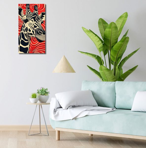 Obraz 30x60cm Wzrok Żyrafy zdjęcie 2