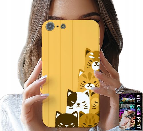 ETUI DO IPHONE 5 / 5S / 5C - LOVE CAT, WZORY Z KOTAMI, CASE + SZKŁO na Arena.pl