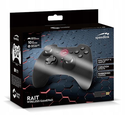 Pad SPEEDLINK RAIT Wireless Gamepad (PC/PS3/Switch/OLED) SL-650110-BK na Arena.pl