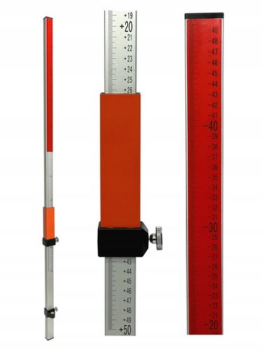 Łata laserowa niwelacyjna 2,4m do niwelatora OBUSTRONNA PODZIAŁKA ! na Arena.pl