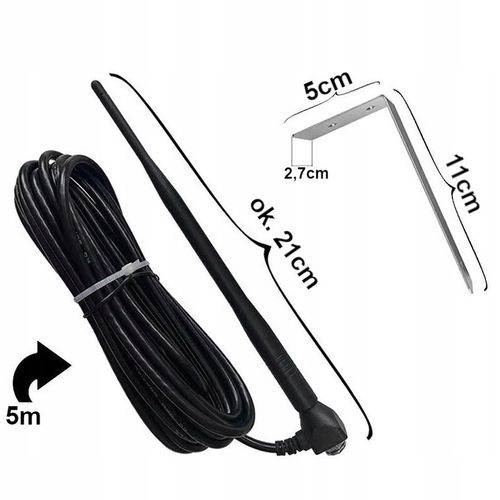 ANTENA 868MHz do AUTOMATYKI BRAMY GARAŻU NAPĘDU zwiększająca zasięg na Arena.pl