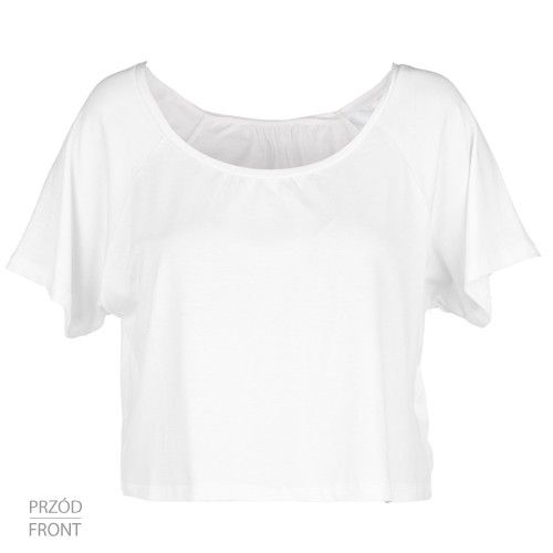 TOP REGLAN CROP EN/BIAŁY/ na Arena.pl