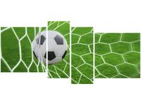 120CM 55 OBRAZ 4 ELEM PIŁKA BRAMCE ŚCIENNY