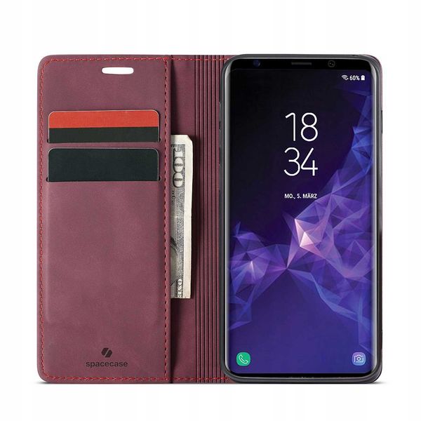 Spacecase Wallet Galaxy S9 Red zdjęcie 13
