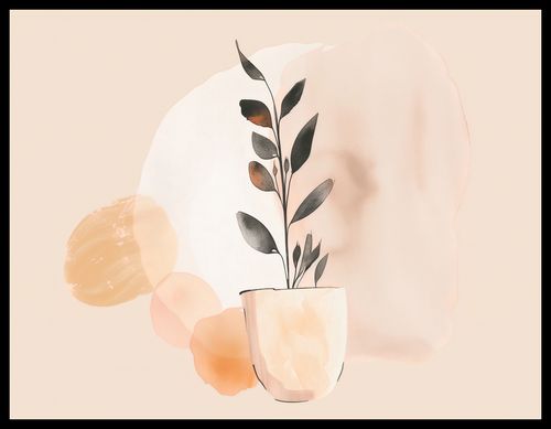 Plakat 65x50cm Doniczkowy Kolor na Arena.pl