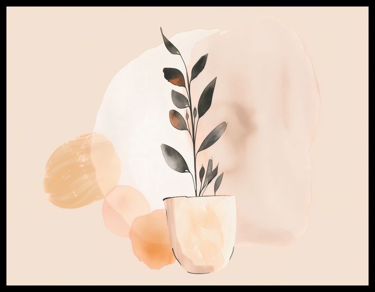 Plakat 65x50cm Doniczkowy Kolor zdjęcie 2