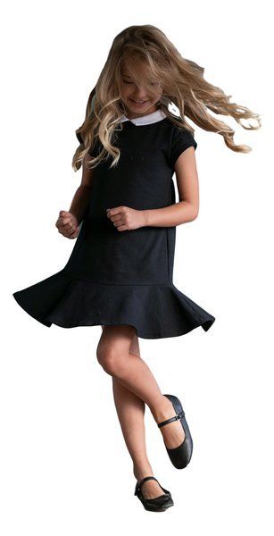 Sukienka dziecięca - czarna - All for Kids 104/110 - archiwum 