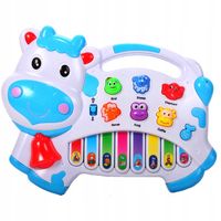 ORGANKI PIANINKO ZWIERZĄTKA KRÓWKA DLA DZIECI EDUKACYJNE INTERAKTYWNE