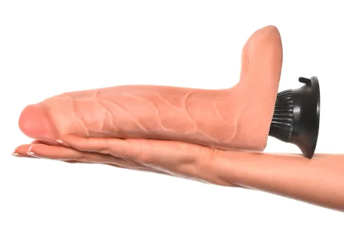 pipedream real feel deluxe 22 cm - model z teksturą żył i przyssawką na Arena.pl