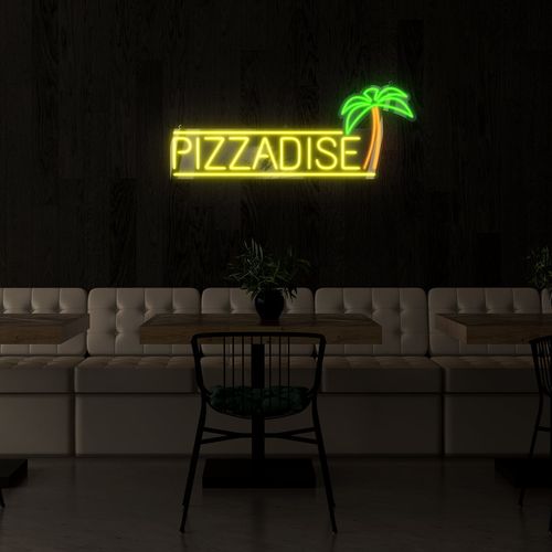 Napis LED Pizzadise na Arena.pl