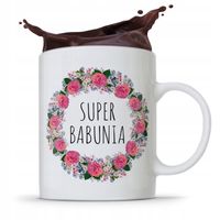 Kubek Dla Babci Na Imieniny Super Babunia Z Nadrukiem Ze Zdjęciem