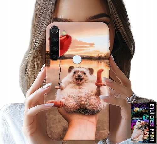 ETUI DO XIAOMI NOTE 8T - Z NADRUKIEM SŁODKI JEŻYK PIGMEJSKI, CASE na Arena.pl