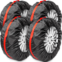 4x Pokrowce Na Koła 19-23 Cali Pokrowiec Opony Felgi Oznaczenie Strony