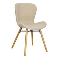 Krzesło Batilda Sand tapicerowane