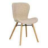 Krzesło Batilda Sand tapicerowane