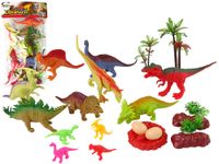 ZESTAW Z AKCESORIAMI  FIGUREK DINOZAURÓW 21 SZTUK