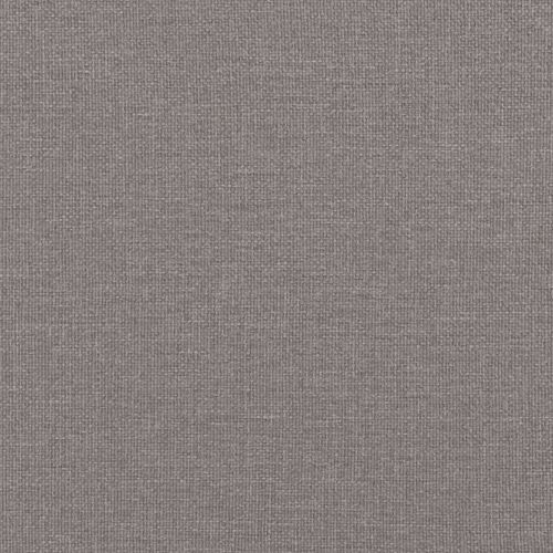 Łóżko z materacem, taupe, 200x200 cm, obite tkaniną na Arena.pl