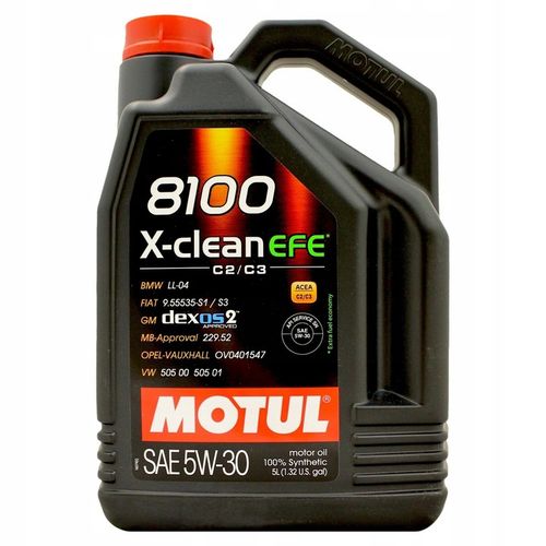 Olej silnikowy Motul 8100 X-Clean EFE 5W-30 5 l API SN+zawieszka na Arena.pl