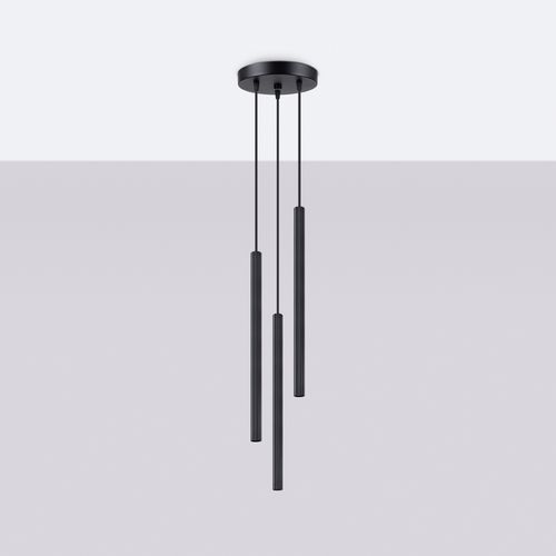 Lampa wisząca ARCHE 3P czarna na Arena.pl