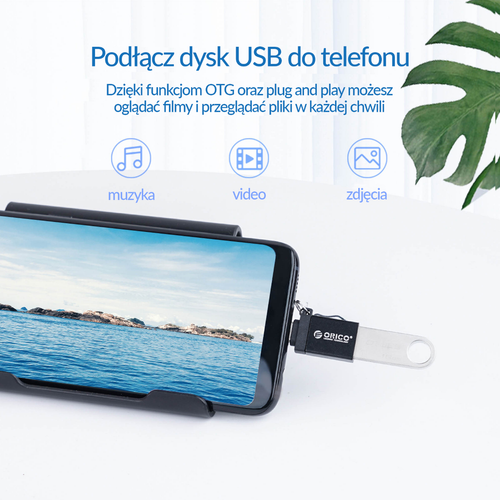Orico Adapter USB-C na USB-A 3.1 alu zawieszka na Arena.pl