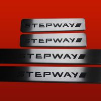 Listwa progowa DACIA SANDERO MK2 STEPWAY Stal nierdzewna 304 mat 4szt