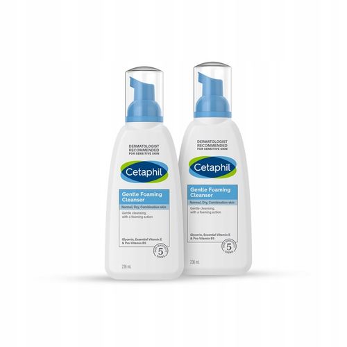 Zestaw Cetaphil Lekka pianka do mycia twarzy x2 + GRATIS mini MD EM na Arena.pl