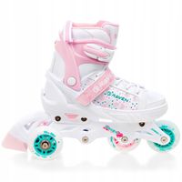 Rolki Wrotki Łyżwy 4w1 Regulowane RAVEN Rosi 28-32 LED