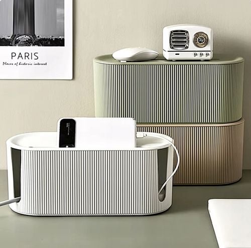 Pojemnik ORGANIZER pudełko na kable do przechowywania listwyładowarek na Arena.pl