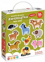 Puzzle do pary Zwierzątka na wsi Czuczu 18m+