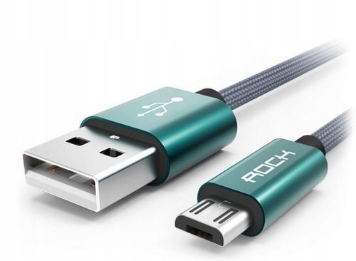 Kabel ROCK Micro USB Ładowarka NOKIA SAMSUNG SONY na Arena.pl