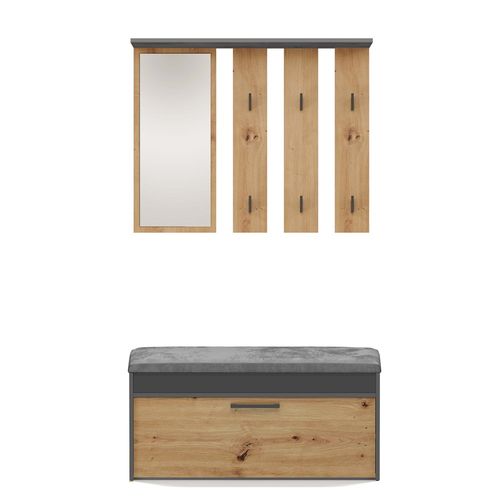 Garderoba Parma PARMA ANTRACYT ARTISAN na Arena.pl