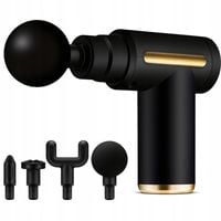 Pistolet Masażer FG-01 Karku Pleców Do Masażu Masażer Wibracyjny 4 Końcówki