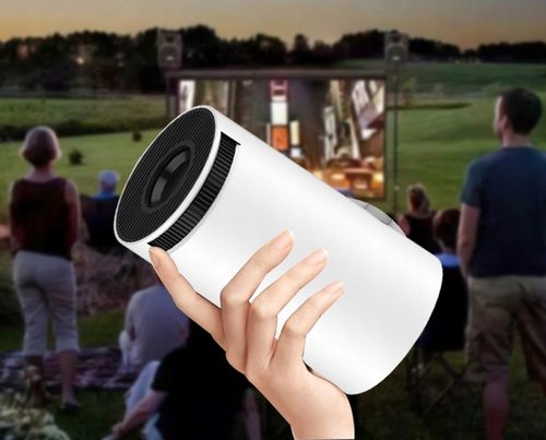 PROJEKTOR HY300 PRO 2025 WERSJA 4K WIFI PRZENOŚNY SMART ANDROID TV RZUTNIK na Arena.pl