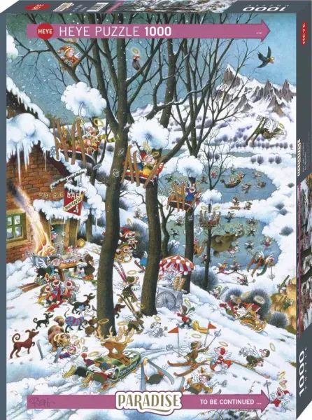 Puzzle 1000 elementów. Raj w zimie, Ryba zdjęcie 1