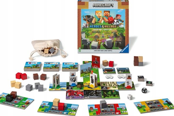 Gra planszowa RAVENSBURGER Minecraft Uratuj wioskę zdjęcie 2