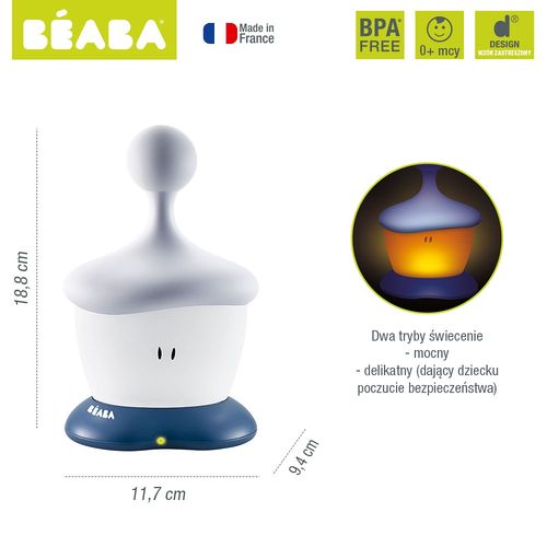 MINERAL lampka nocna LED przenośna Pixie BEABA na Arena.pl