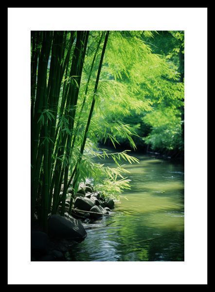 Plakat 20x30cm Spokój Bambusów zdjęcie 3