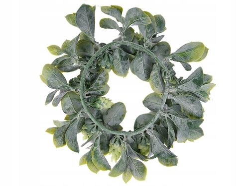 WIANEK GĘSTY BOHO NA STÓŁ ŚLUB WESELE DEKORACYJNE WIANKI Z LIŚCMI na Arena.pl