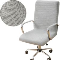 POKROWIEC NA FOTEL OBROTOWY JODEŁKA L JASNY SZARY