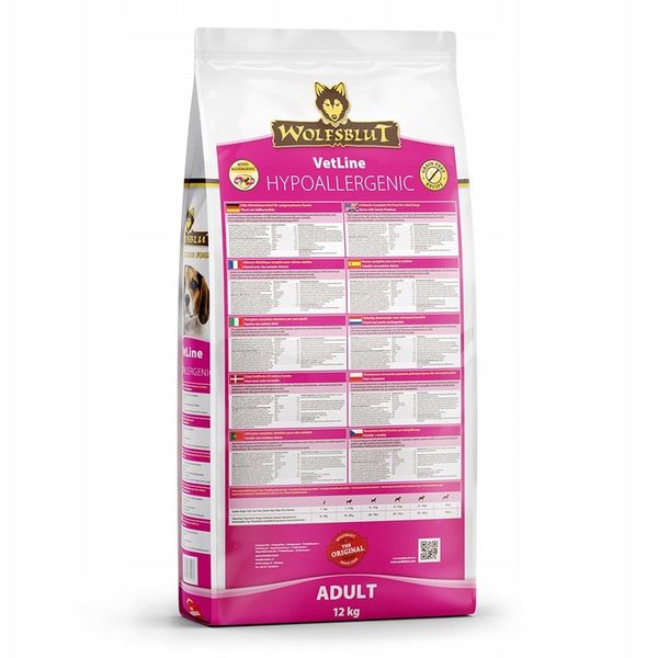 WOLFSBLUT VETLINE HYPOALLERGENIC 12KG zdjęcie 2