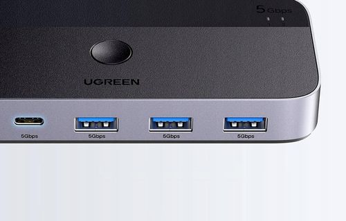 UGREEN PRZEŁĄCZNIK SWITCH 3X USB-A 3.0 USB-C 5Gb/s + 2 x KABEL USB-A 1,5M na Arena.pl