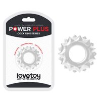 pierścień erekcyjny lovetoy power plus transparentny rozciągliwy