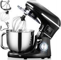 ROBOT KUCHENNY PLANETARNY MIKSER KERCH MYCHEF PODGRZEWANA MISA BLACK 6,2L